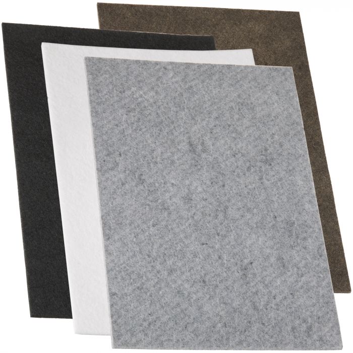 Self-adhesive felt sheet, thickness 3.5 mm, 20x30 cm, many colours